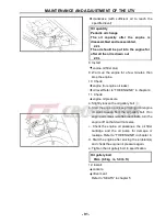 Preview for 103 page of Hisun Motors HS450UTV Maintenance Handbook