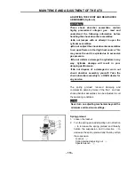 Preview for 125 page of Hisun Motors HS800UTV 2014 Maintenance Handbook