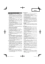 Preview for 19 page of Hitachi Koki CG 22EAB (LP) Handling Instructions Manual