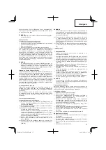 Preview for 37 page of Hitachi Koki CG 22EAB (LP) Handling Instructions Manual