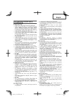 Preview for 55 page of Hitachi Koki CG 22EAB (LP) Handling Instructions Manual