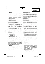 Preview for 117 page of Hitachi Koki CG 22EAB (LP) Handling Instructions Manual