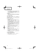 Preview for 118 page of Hitachi Koki CG 22EAB (LP) Handling Instructions Manual