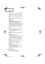 Preview for 36 page of Hitachi Koki CG 40EASP Handling Instructions Manual