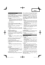 Preview for 41 page of Hitachi Koki CG 40EASP Handling Instructions Manual