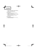 Preview for 76 page of Hitachi Koki CG 40EASP Handling Instructions Manual