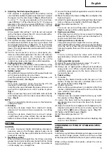 Preview for 9 page of Hitachi Koki CJ 120V Handling Instructions Manual