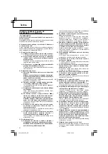 Preview for 42 page of Hitachi Koki DH 22PH Handling Instructions Manual