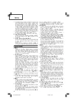 Preview for 46 page of Hitachi Koki DH 22PH Handling Instructions Manual