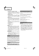 Preview for 26 page of Hitachi Koki DH 24DVA Handling Instructions Manual