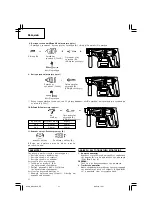 Preview for 32 page of Hitachi Koki DH 24DVA Handling Instructions Manual