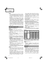 Preview for 44 page of Hitachi Koki DH 24DVA Handling Instructions Manual