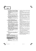 Preview for 48 page of Hitachi Koki DH 24DVA Handling Instructions Manual