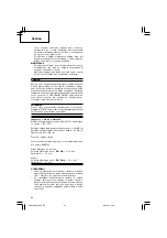 Preview for 66 page of Hitachi Koki DH 24DVA Handling Instructions Manual