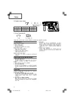 Preview for 72 page of Hitachi Koki DH 24DVA Handling Instructions Manual