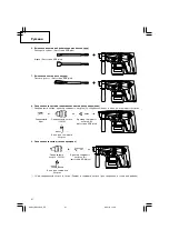 Preview for 82 page of Hitachi Koki DH 24DVA Handling Instructions Manual