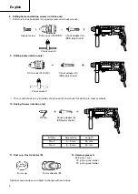 Preview for 10 page of Hitachi Koki DH 24PC2 Handling Instructions Manual