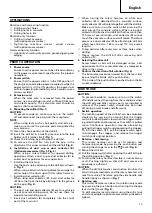 Preview for 11 page of Hitachi Koki DH 24PC2 Handling Instructions Manual