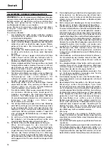 Preview for 14 page of Hitachi Koki DH 24PC2 Handling Instructions Manual