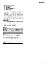 Preview for 31 page of Hitachi Koki DH 24PC2 Handling Instructions Manual