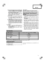 Preview for 29 page of Hitachi Koki DH24PM Instructions For Use Manual