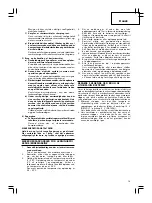 Preview for 17 page of Hitachi Koki DS 14DL Handling Instructions Manual