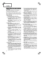 Preview for 40 page of Hitachi Koki DS 14DL Handling Instructions Manual