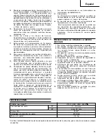 Preview for 21 page of Hitachi Koki FC 6SB Handling Instructions Manual