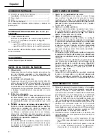 Preview for 22 page of Hitachi Koki FC 6SB Handling Instructions Manual