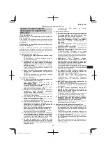 Preview for 63 page of Hitachi Koki G 10SD2 Handling Instructions Manual