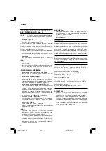 Preview for 29 page of Hitachi Koki G 10SS Handling Instructions Manual