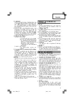 Preview for 19 page of Hitachi Koki G 23SWU Handling Instructions Manual