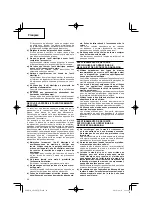 Preview for 28 page of Hitachi Koki GP 10DL Handling Instructions Manual