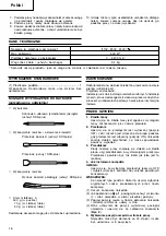 Preview for 17 page of Hitachi Koki H 25PV Handling Instructions Manual