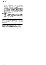 Preview for 19 page of Hitachi Koki H 25PV Handling Instructions Manual