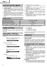 Preview for 21 page of Hitachi Koki H 25PV Handling Instructions Manual