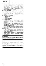 Preview for 23 page of Hitachi Koki H 25PV Handling Instructions Manual