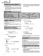 Preview for 22 page of Hitachi Koki H 60MA Handling Instructions Manual