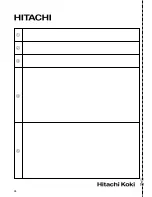 Preview for 39 page of Hitachi Koki H 65SB2 Handling Instructions Manual