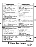 Preview for 41 page of Hitachi Koki H 65SB2 Handling Instructions Manual