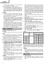 Preview for 10 page of Hitachi Koki Hitachi DH 24DV Handling Instructions Manual