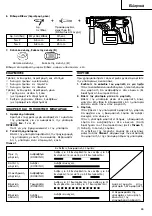 Preview for 25 page of Hitachi Koki Hitachi DH 24DV Handling Instructions Manual