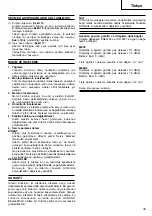 Preview for 39 page of Hitachi Koki M 8SA2 Handling Instructions Manual