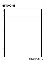 Preview for 48 page of Hitachi Koki M 8SA2 Handling Instructions Manual