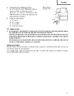 Preview for 73 page of Hitachi Koki NT 65A3 Instruction Manual