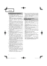 Preview for 30 page of Hitachi Koki UC 18YFSL Handling Instructions Manual