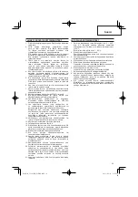 Preview for 39 page of Hitachi Koki UC 18YFSL Handling Instructions Manual