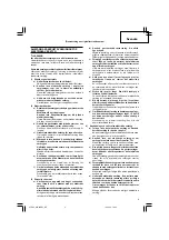 Preview for 5 page of Hitachi Koki WR 18DHL Handling Instructions Manual