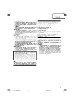 Preview for 11 page of Hitachi Koki WR 18DHL Handling Instructions Manual