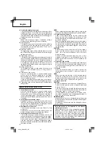 Preview for 38 page of Hitachi Koki WR 18DHL Handling Instructions Manual